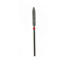 Фреза алмазная пуля красная мелкая зернистость диаметр 3,1 мм (031)